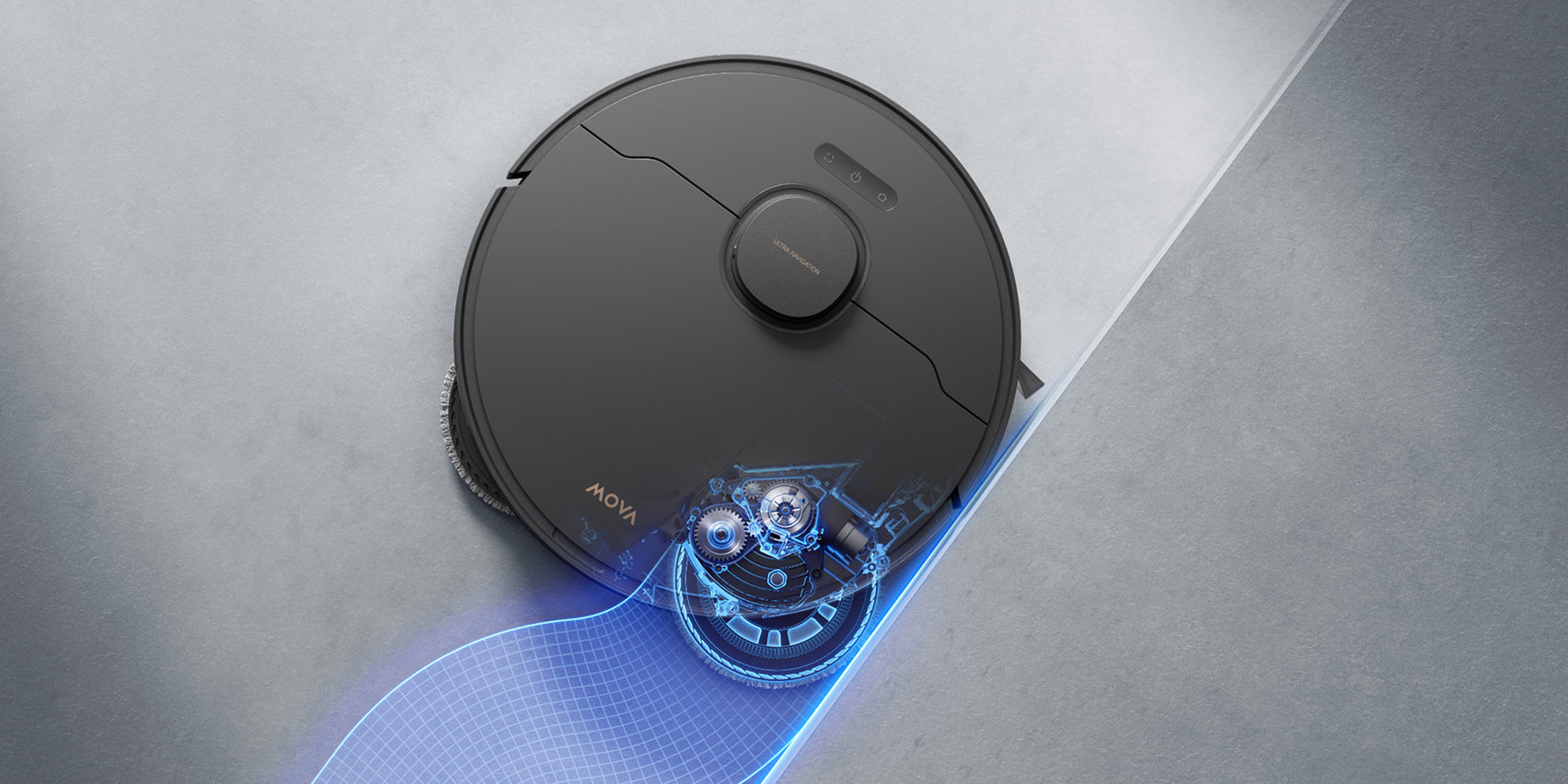 Technologie Mop MaxiReach™
Důkladné čištění okrajů