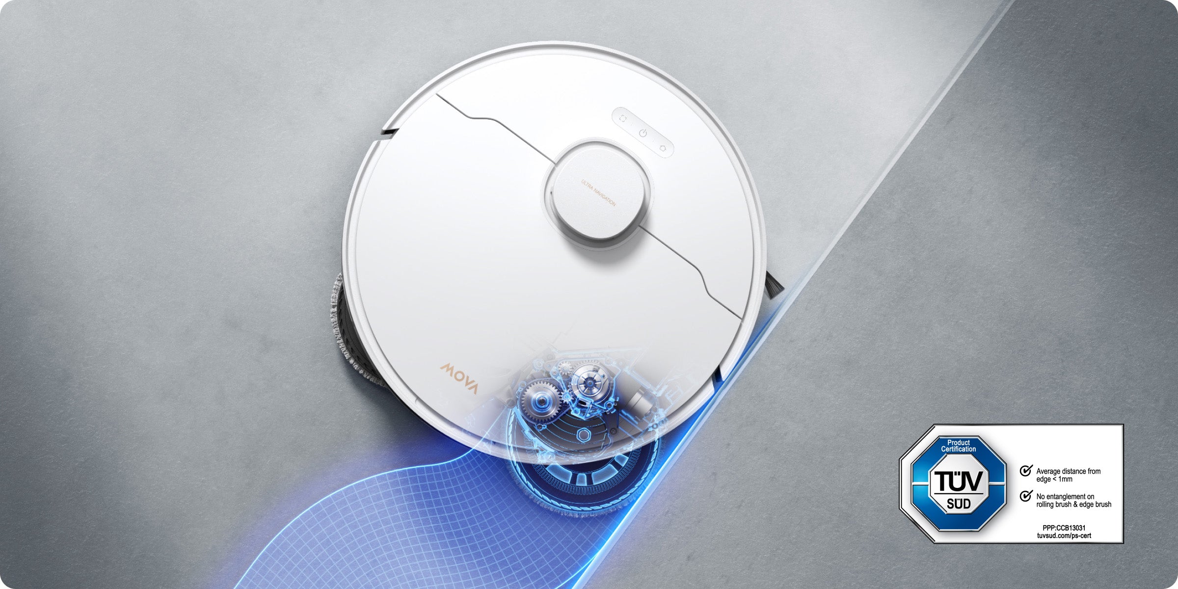 Technologie Mop MaxiReach™ 
Důkladné čištění okrajů