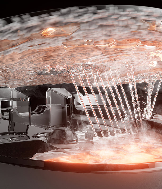 PTC systém s teplotou 100 °C* se soustavou rozprašovacích trysek