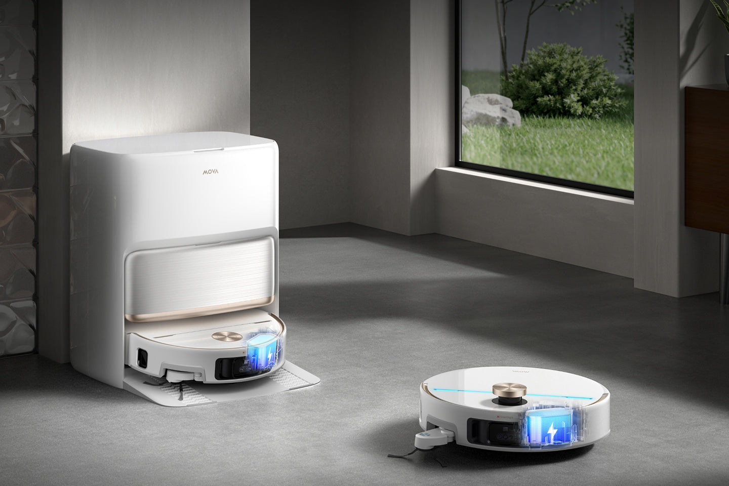 Rychlé nabíjení Smart-Protect a pokračování v úklidu - 